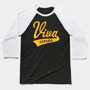 Viva España (Spain / Gold) Baseball T-Shirt